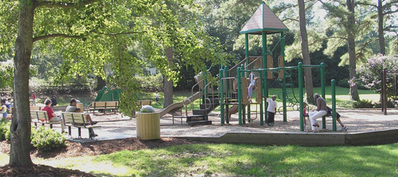 New Cary Park on Walnut Street